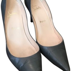 Christian Louboutin Gray Pumps Size 38